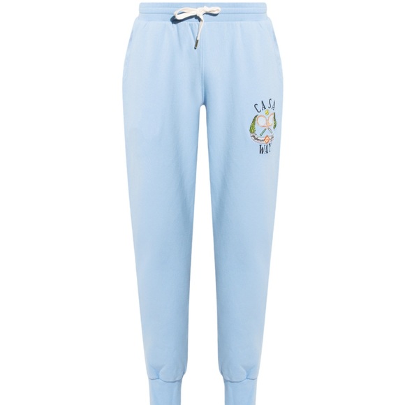 Casablanca Tennis Club Sweatpants Sky Blue Men’s Size Large